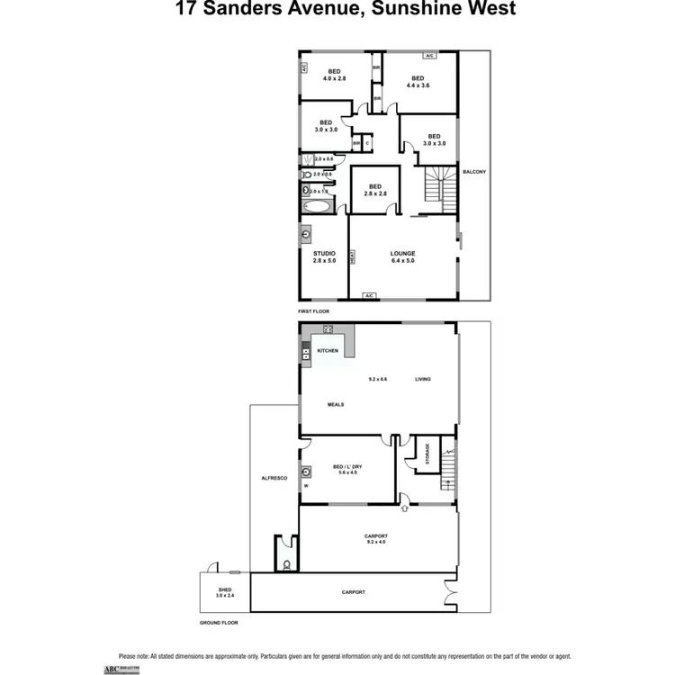 Floorplan of Homely house listing, 17 Sanders Avenue, Sunshine West VIC 3020