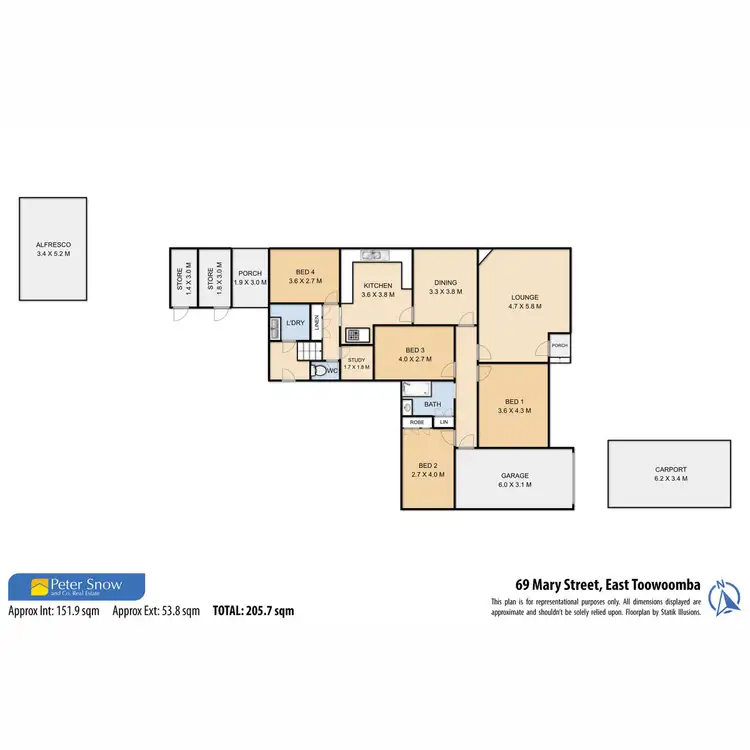 Floorplan of Homely house listing, 69 Mary Street, East Toowoomba QLD 4350