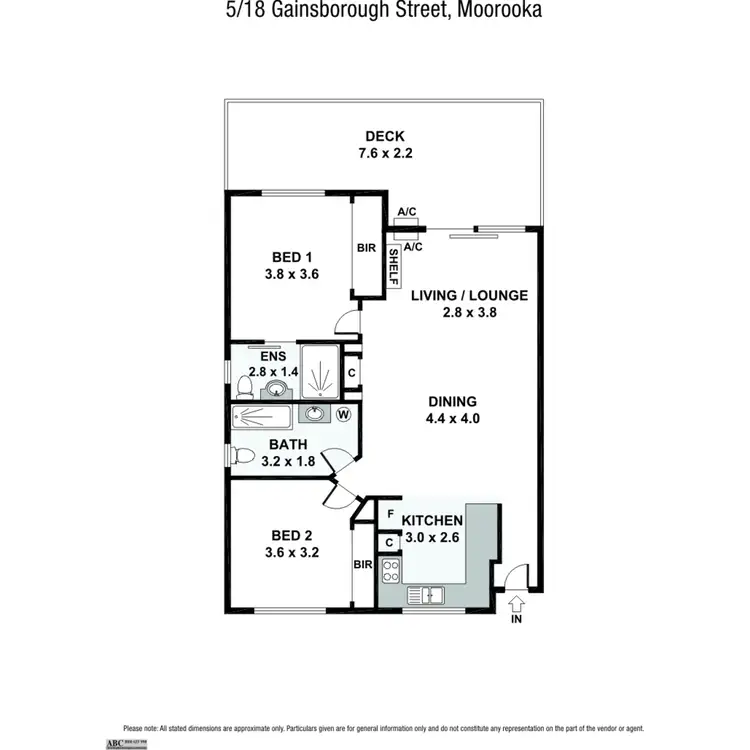 Floorplan of Homely unit listing, 5/18 Gainsborough Street, Moorooka QLD 4105