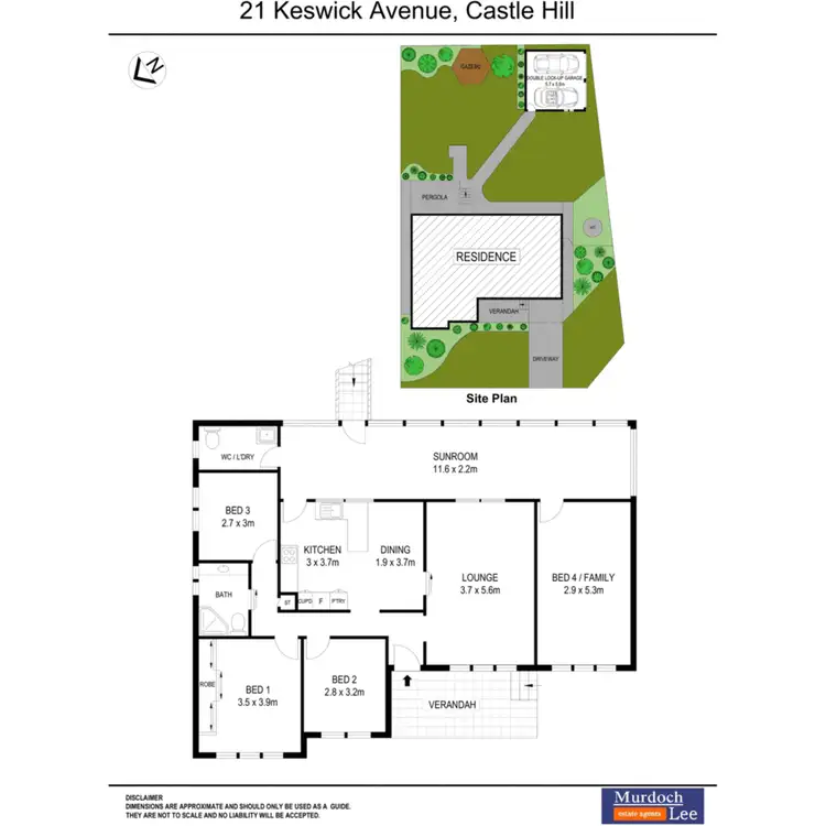 Floorplan of Homely house listing, 21 Keswick Avenue, Castle Hill NSW 2154