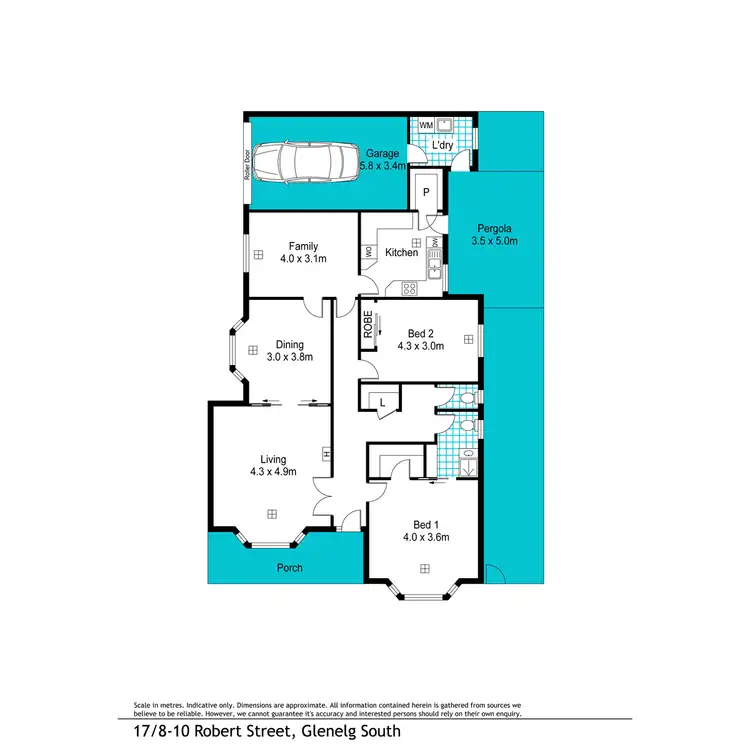 Floorplan of Homely house listing, 17/8-10 Robert Street, Glenelg South SA 5045