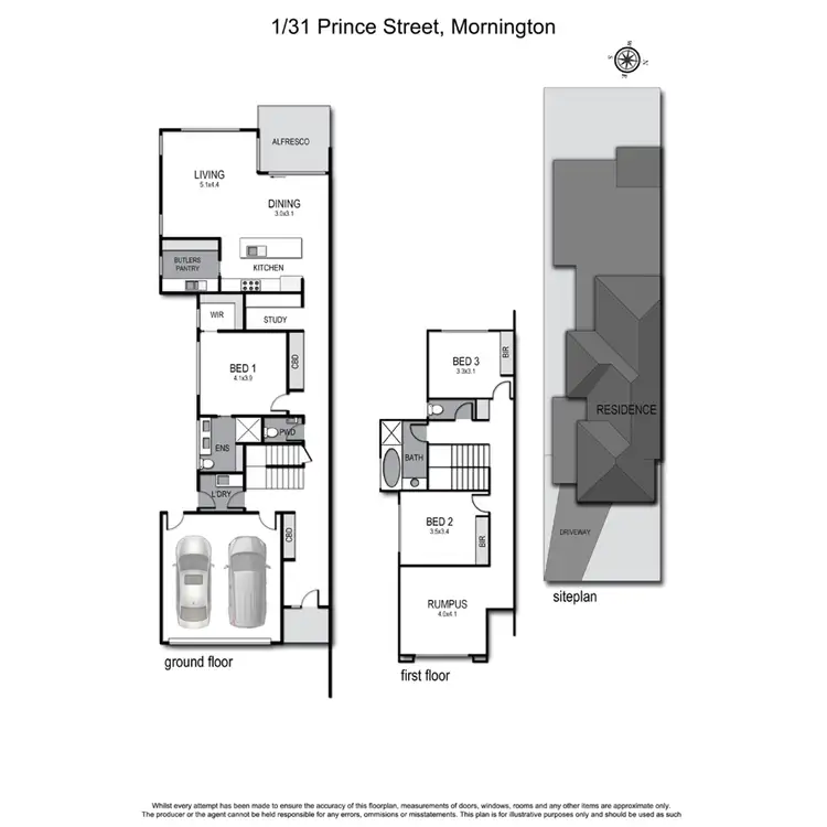 Floorplan of Homely house listing, 31a Prince Street, Mornington VIC 3931