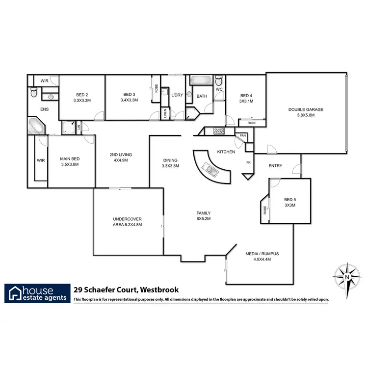 Floorplan of Homely house listing, 29 Schaefer Court, Westbrook QLD 4350