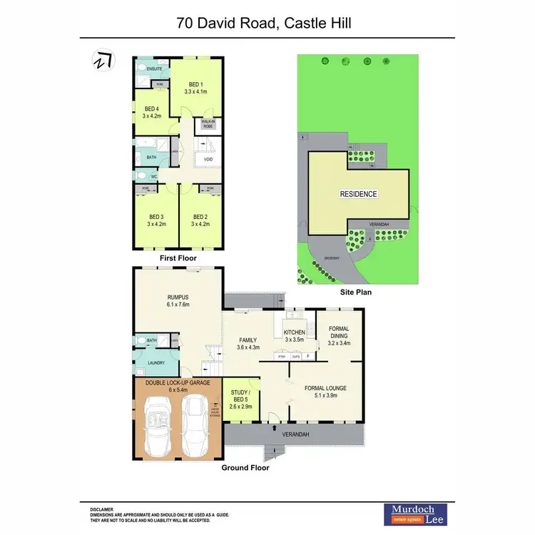 Floorplan of Homely house listing, 70 David Road, Castle Hill NSW 2154