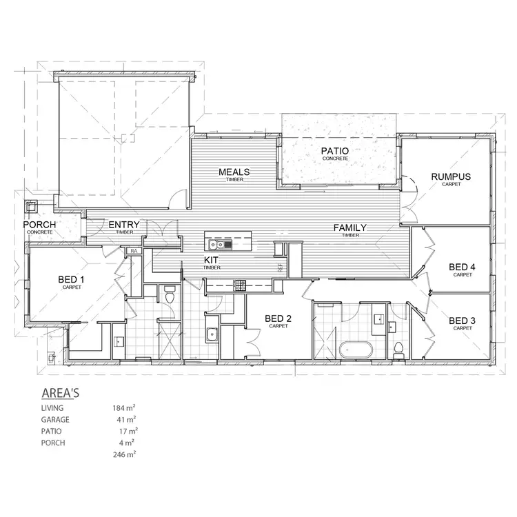 Floorplan of Homely house listing, 3 Beaurepaire Street, Boorooma NSW 2650