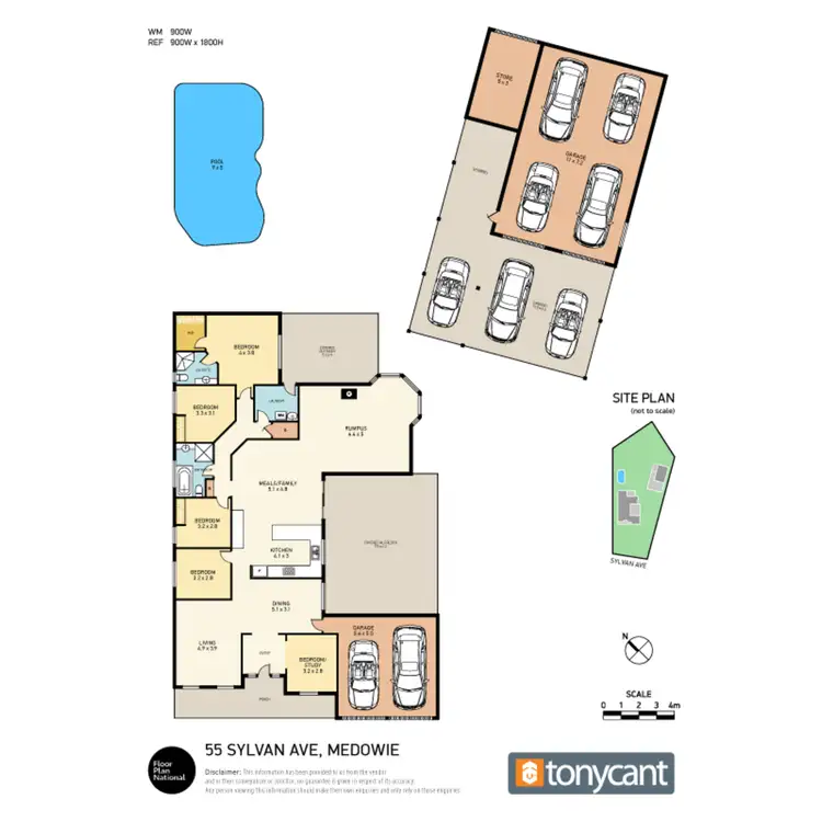 Floorplan of Homely house listing, 55 Sylvan Avenue, Medowie NSW 2318