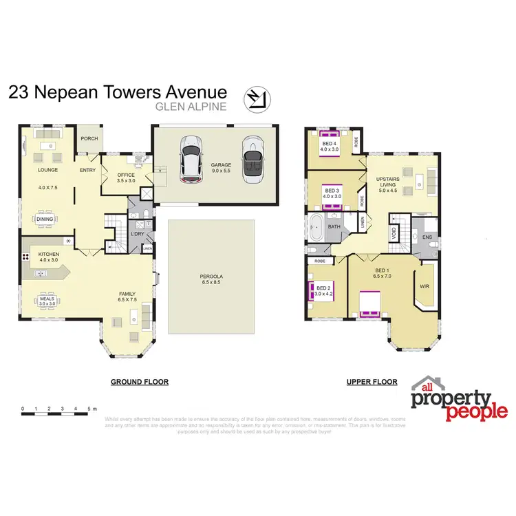 Floorplan of Homely house listing, 23 Nepean Towers Avenue, Glen Alpine NSW 2560