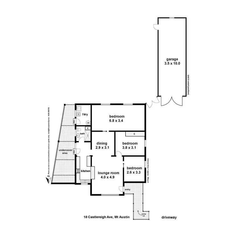 Floorplan of Homely house listing, 18 Castlereagh Avenue, Mount Austin NSW 2650