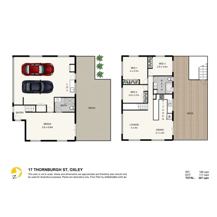 Floorplan of Homely house listing, 17 Thornburgh Street, Oxley QLD 4075