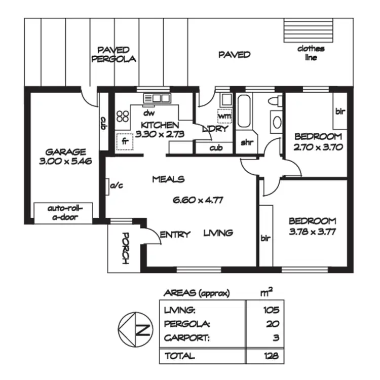 Floorplan of Homely unit listing, 2/40 Second Avenue, Payneham South SA 5070