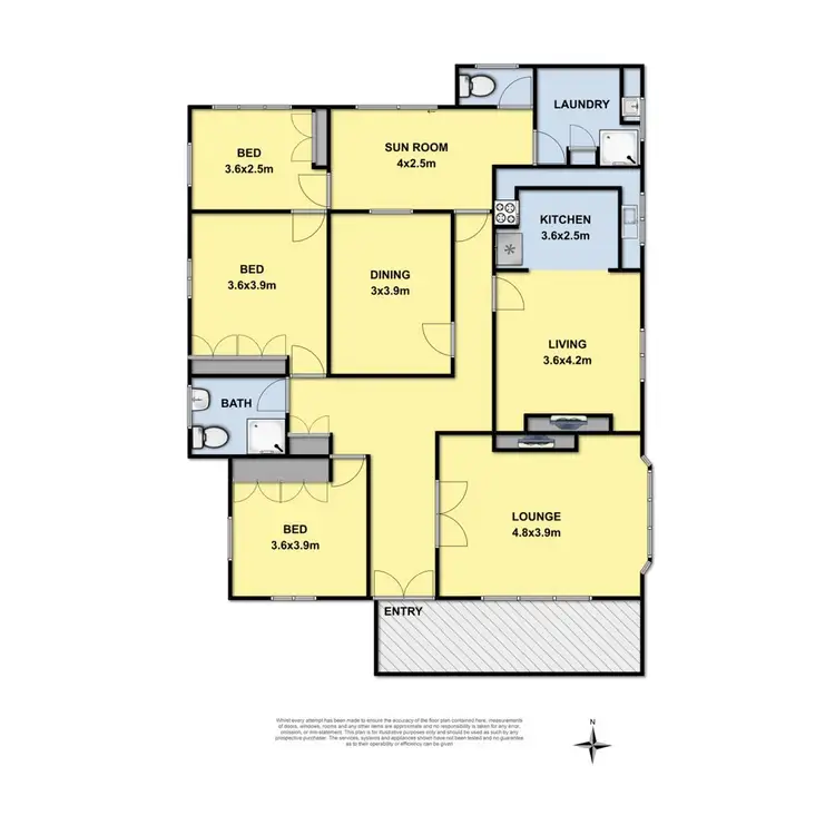Floorplan of Homely house listing, 333 Murray Street, Colac VIC 3250