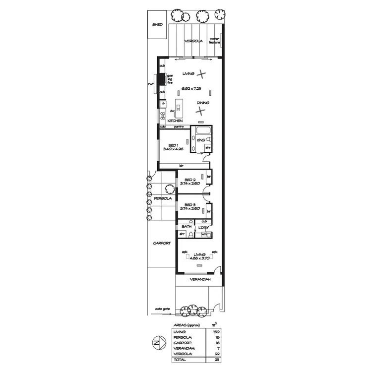 Floorplan of Homely house listing, 18A Queen Street, Unley SA 5061
