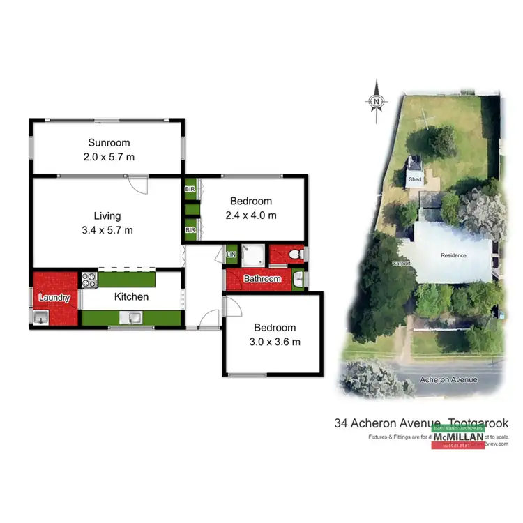 Floorplan of Homely house listing, 34 Acheron Avenue, Tootgarook VIC 3941