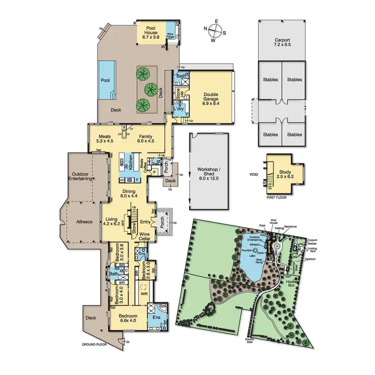 Floorplan of Homely house listing, 203 Coolart Road, Tuerong VIC 3915