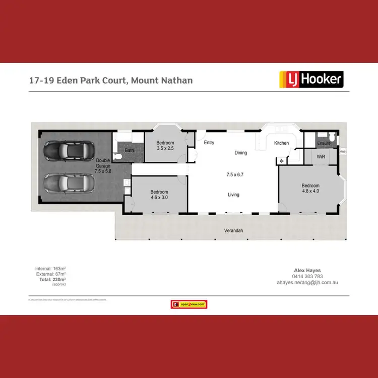Floorplan of Homely rural property listing, 17-19 Eden Park Court, Mount Nathan QLD 4211