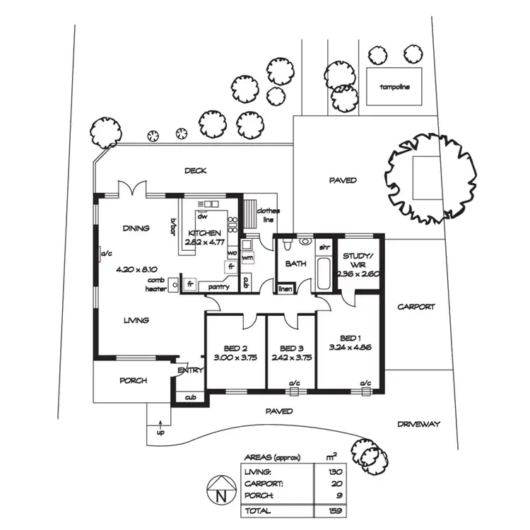Floorplan of Homely house listing, 13 Grenache Avenue, Wattle Park SA 5066