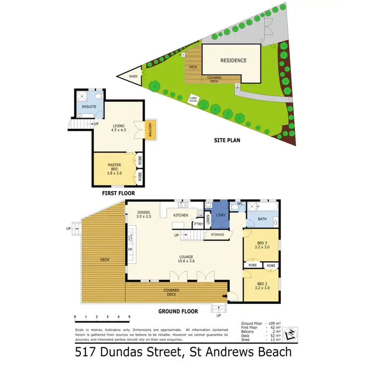 Floorplan of Homely house listing, 517 Dundas Street, St Andrews Beach VIC 3941