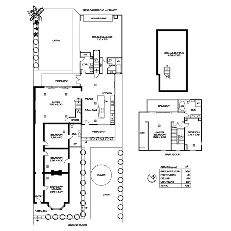 Floorplan of Homely house listing, 13 Eighth Avenue, St Peters SA 5069