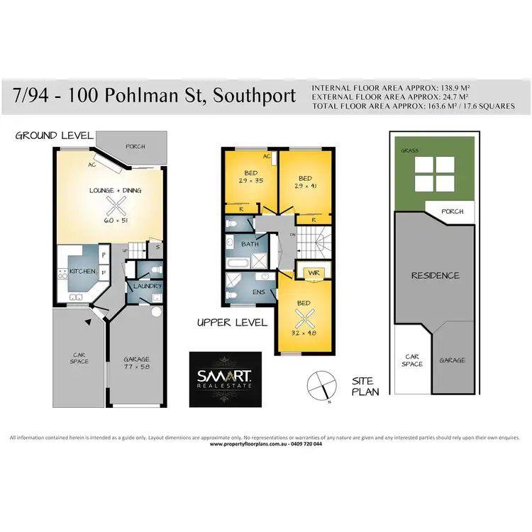 Floorplan of Homely townhouse listing, 7/94-100 Pohlman Street, Southport QLD 4215