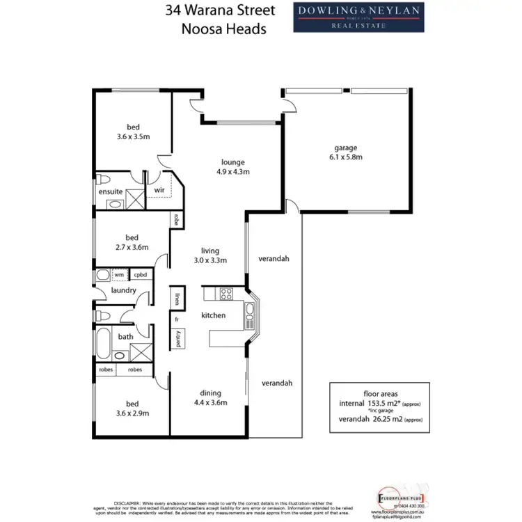 Floorplan of Homely house listing, 34 Warana Street, Noosa Heads QLD 4567