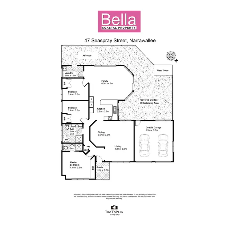 Floorplan of Homely house listing, 47 Seaspray Street, Narrawallee NSW 2539