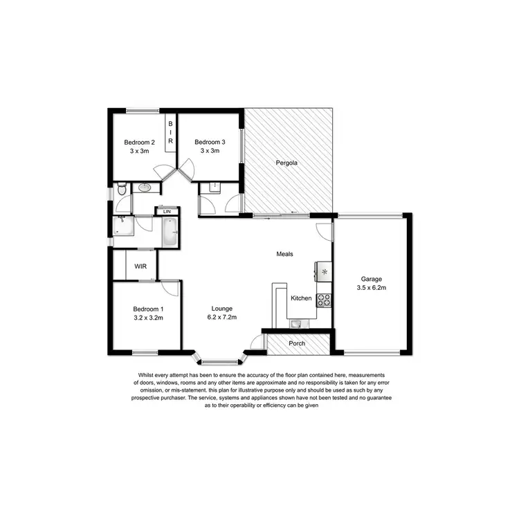 Floorplan of Homely house listing, 33 Chute Street, Mount Gambier SA 5290