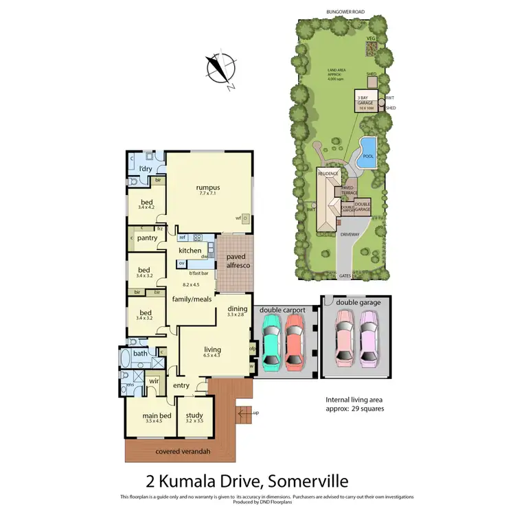 Floorplan of Homely house listing, 2 Kumala Drive, Somerville VIC 3912