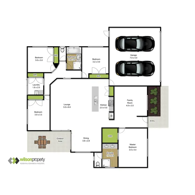 Floorplan of Homely house listing, 16 Notting Hill, Traralgon VIC 3844