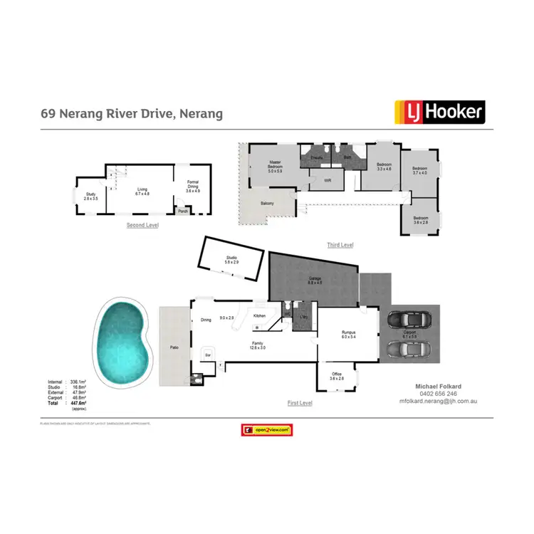 Floorplan of Homely house listing, 69 Nerang River Drive, Nerang QLD 4211