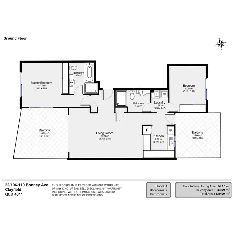 Floorplan of Homely apartment listing, 22/106 Bonney Avenue, Clayfield QLD 4011