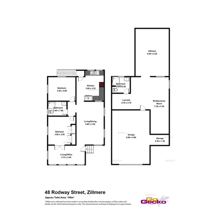 Floorplan of Homely house listing, 48 Rodway Street, Zillmere QLD 4034