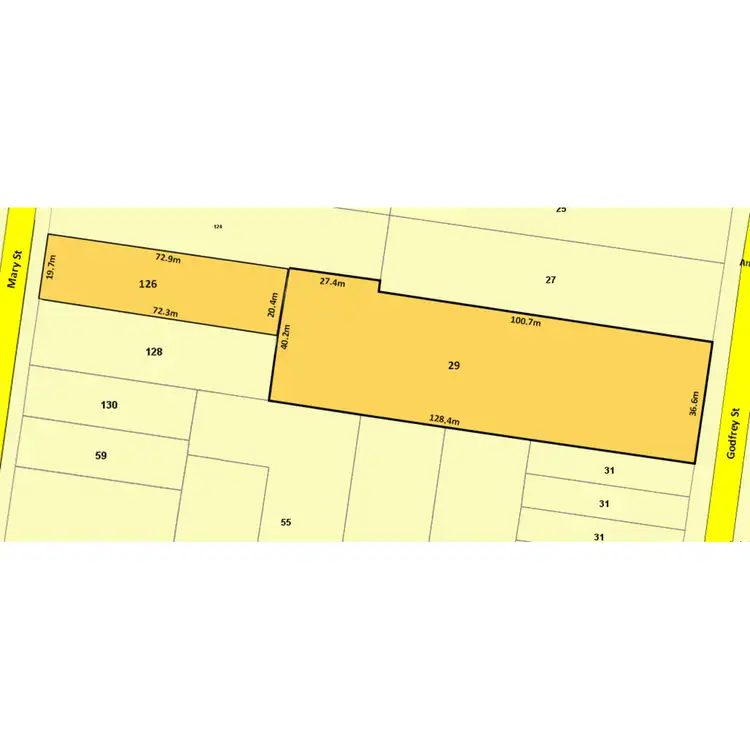 Floorplan of Homely land listing, 29 Godfrey Street, East Toowoomba QLD 4350
