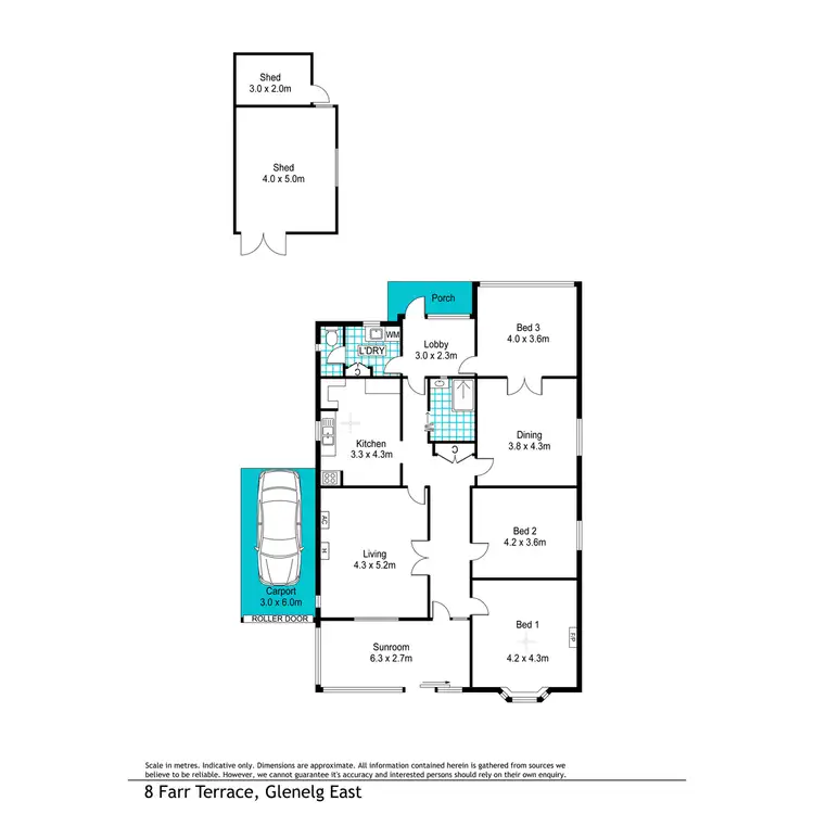 Floorplan of Homely house listing, 8 Farr Terrace, Glenelg East SA 5045