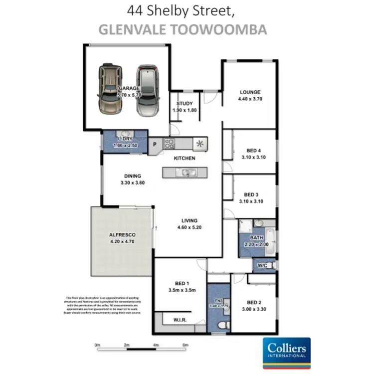 Floorplan of Homely house listing, 44 Shelby Street, Glenvale QLD 4350