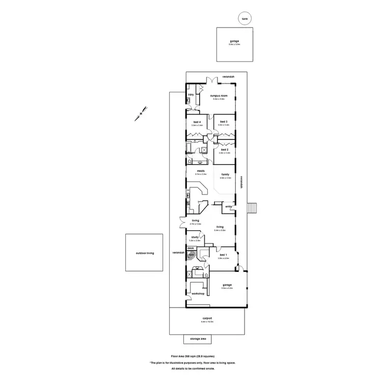 Floorplan of Homely house listing, 2 Auhl Road, Emerald VIC 3782