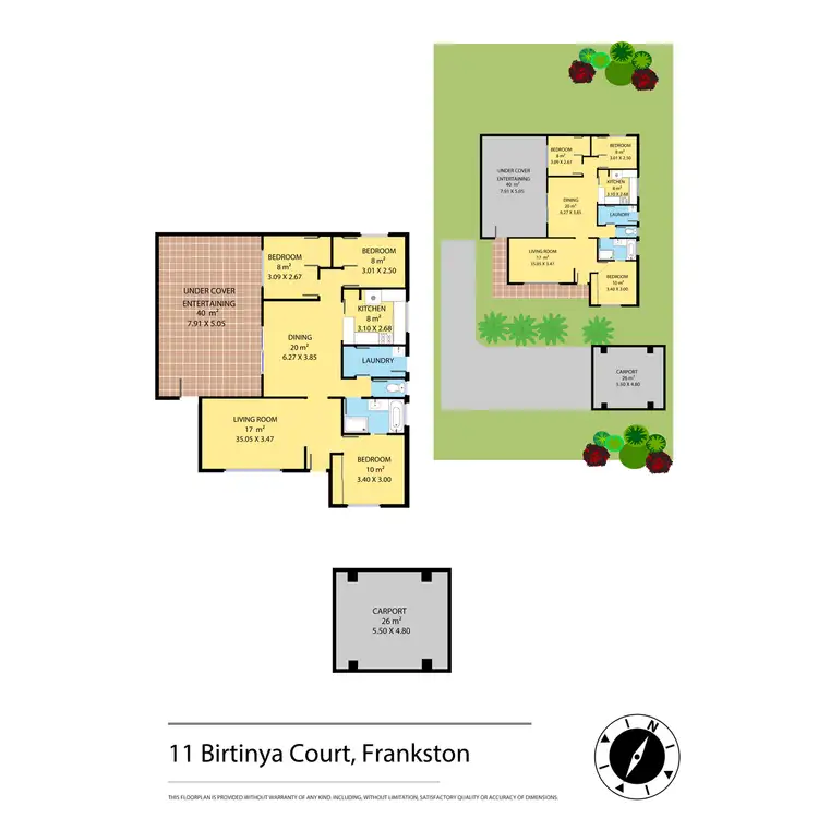 Floorplan of Homely house listing, 11 Birtinya Court, Frankston VIC 3199