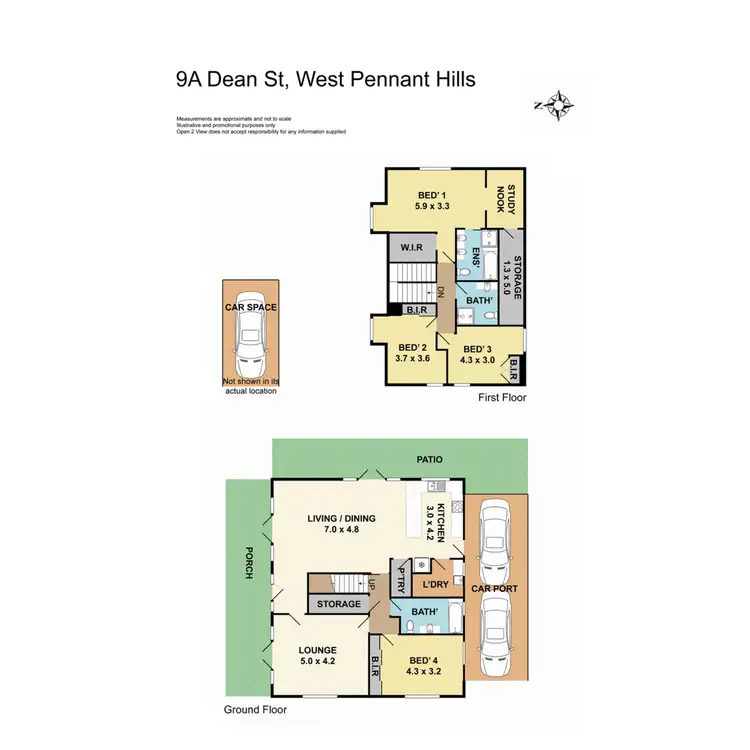 Floorplan of Homely house listing, 9A Dean Street, West Pennant Hills NSW 2125