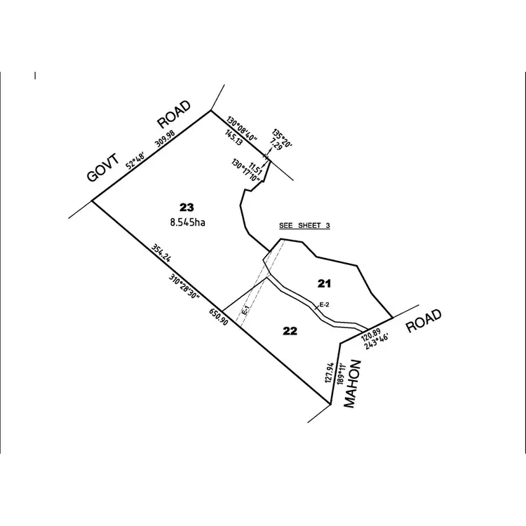 Floorplan of Homely land listing, LOT 21/216 Mahon Lane, Yackandandah VIC 3749