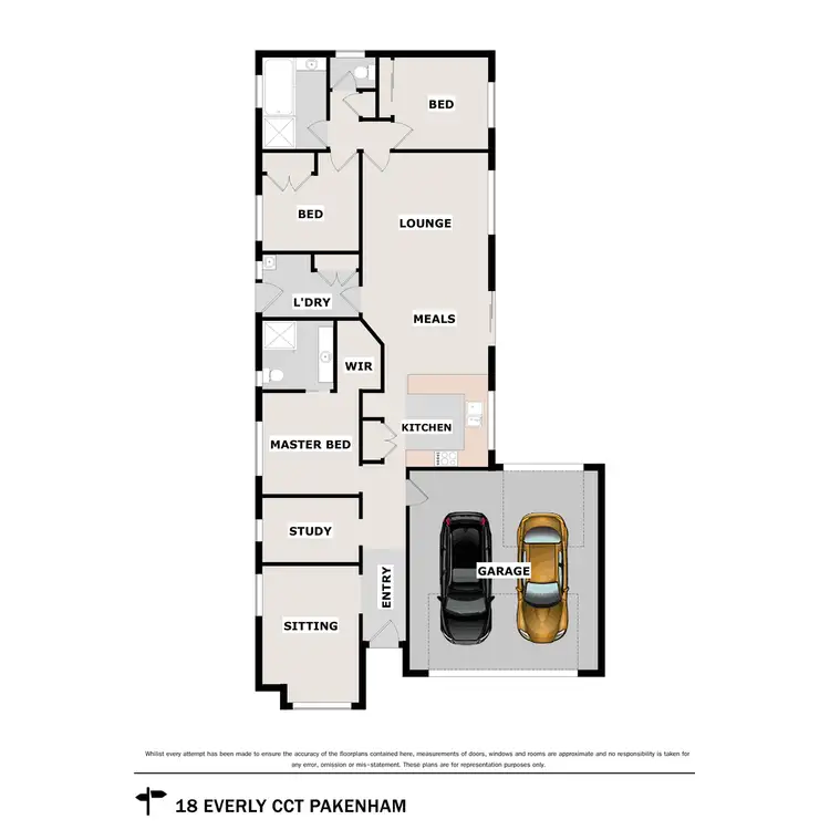 Floorplan of Homely house listing, 18 Everly Circuit, Pakenham VIC 3810