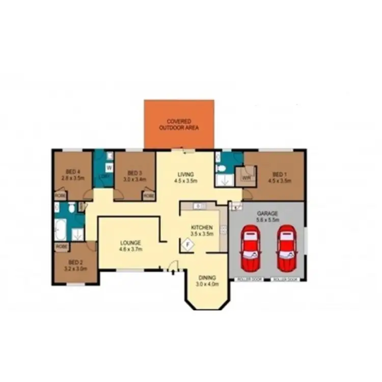 Floorplan of Homely house listing, 1 Teak Close, Hamlyn Terrace NSW 2259