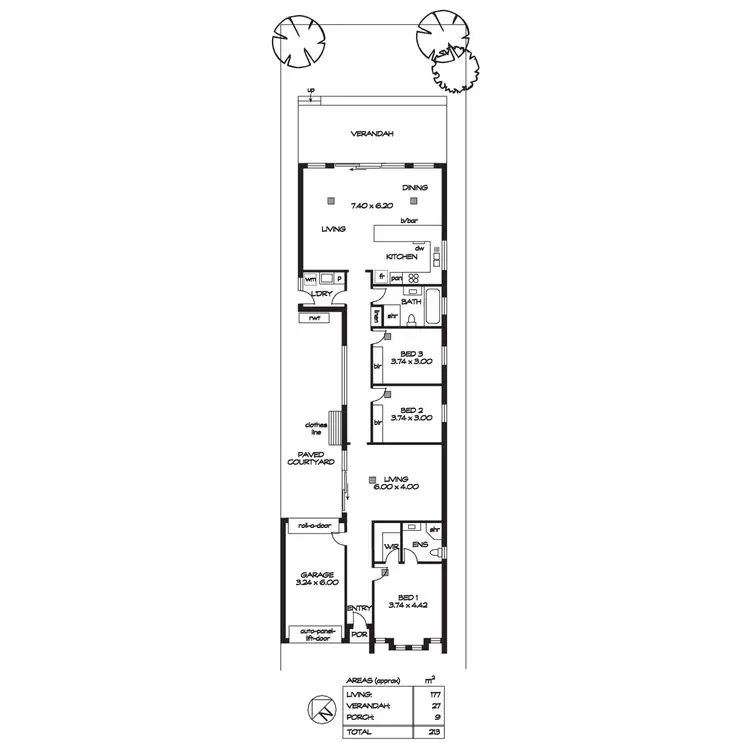 Floorplan of Homely house listing, 12A Stuart Street, Hillcrest SA 5086