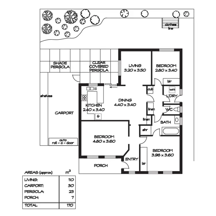 Floorplan of Homely unit listing, 4/508 Wright Road, Modbury SA 5092