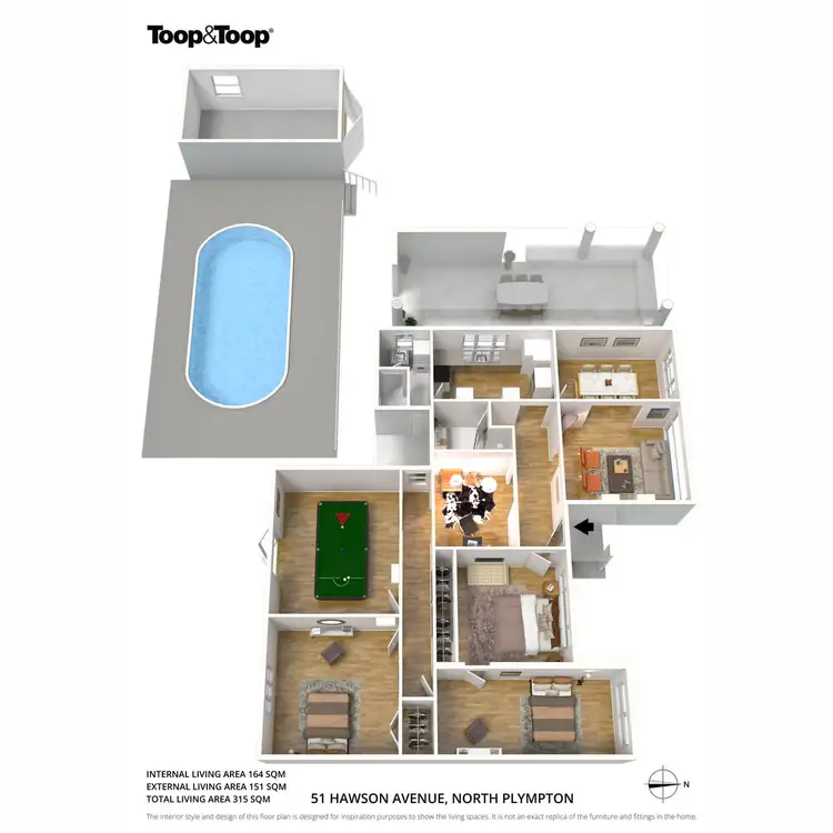 Floorplan of Homely house listing, 51 Hawson Avenue, North Plympton SA 5037