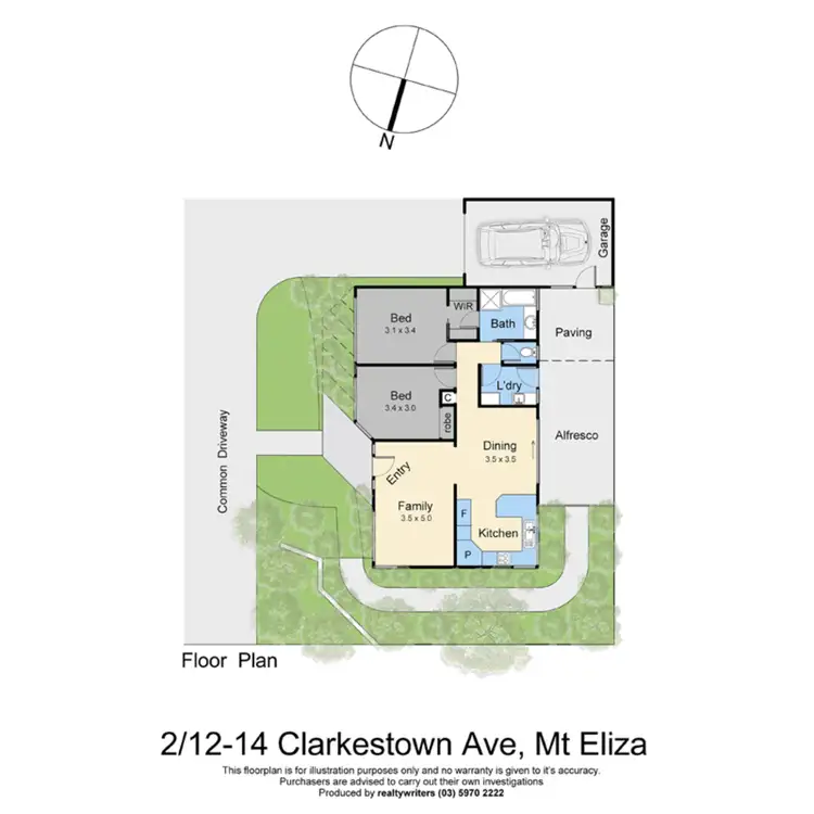 Floorplan of Homely unit listing, 2/12-14 Clarkestown Avenue, Mount Eliza VIC 3930