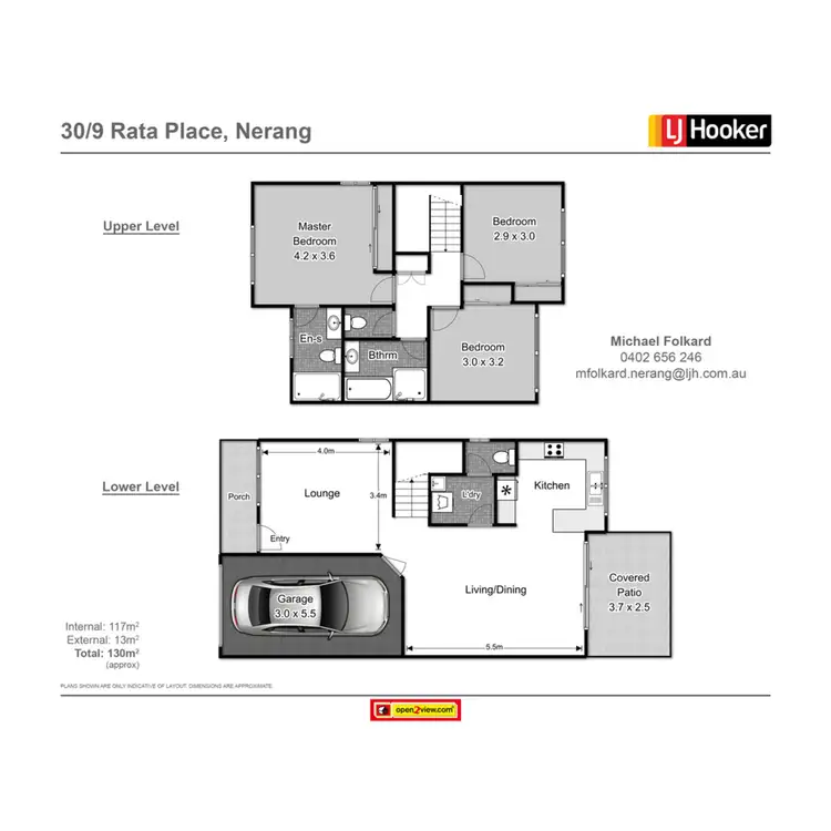 Floorplan of Homely townhouse listing, 30/9 Rata Place, Nerang QLD 4211