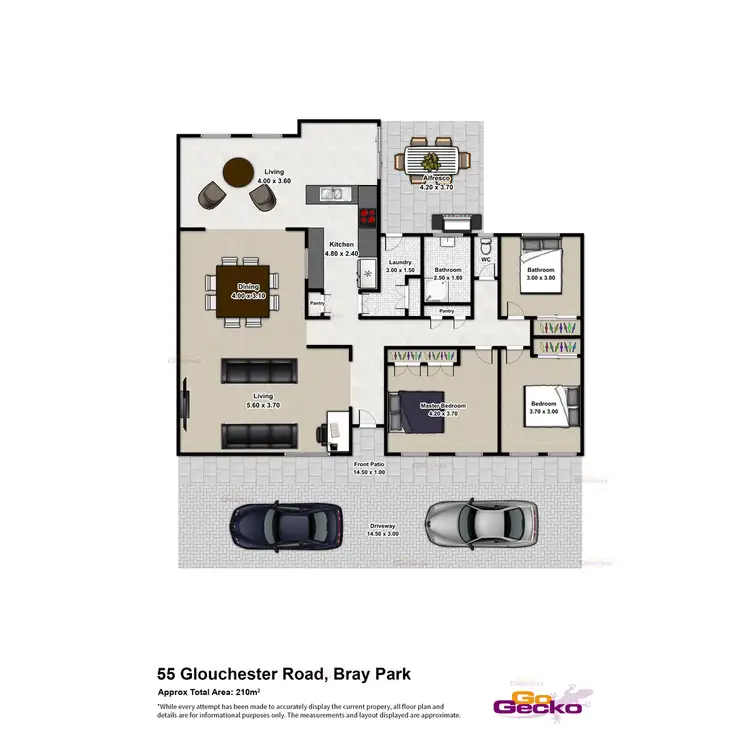 Floorplan of Homely house listing, 55 Gloucester Crescent, Bray Park QLD 4500