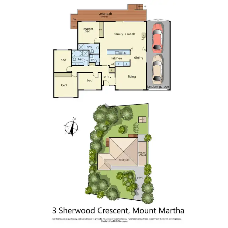 Floorplan of Homely house listing, 3 Sherwood Crescent, Mount Martha VIC 3934