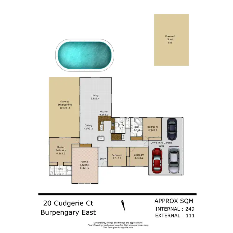 Floorplan of Homely house listing, 20 Cudgerie Court, Burpengary East QLD 4505