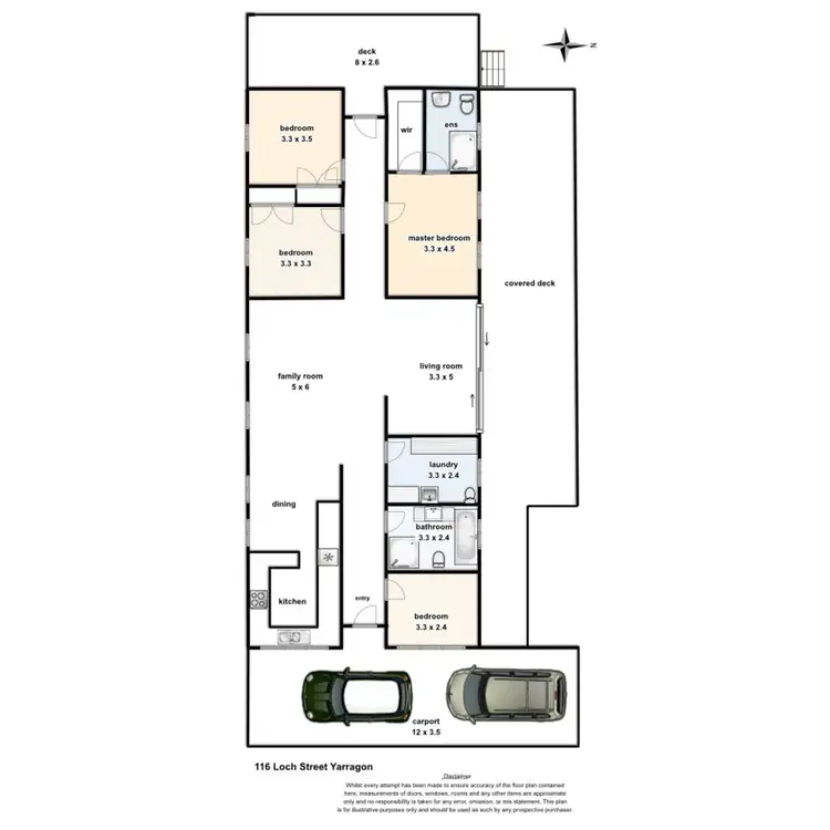 Floorplan of Homely house listing, 116 Loch Street, Yarragon VIC 3823