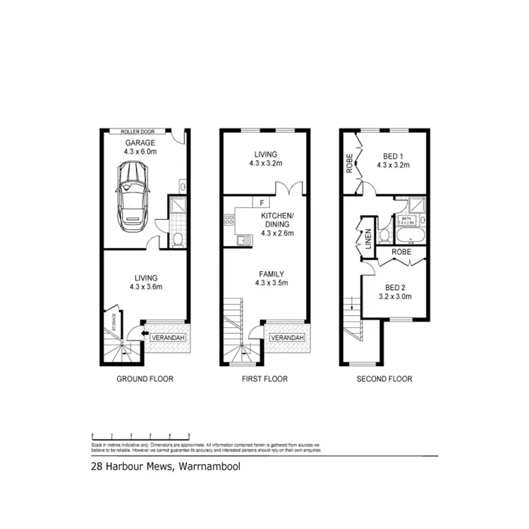 Floorplan of Homely unit listing, 28 Harbour Mews, Warrnambool VIC 3280